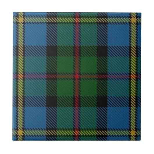 Clan MacLeod Scottish Expressions Tartan Fliese (Vorderseite)