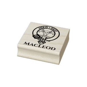 Clan MacLeod Scottish Inkstamp Gummistempel