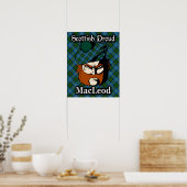 Clan MacLeod Scottish Tartan Poster (Küche)