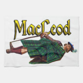 Clan MacLeod Scottish-Traum Geschirrtuch (Horizontal)