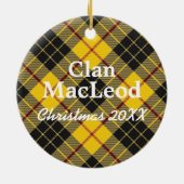 Clan MacLeod ScottishTartan Keramikornament (Hinten)