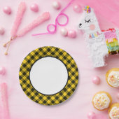 Clan MacLeod Tartan Border Pappteller (Party)