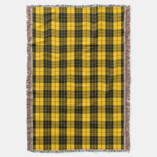 Clan Macleod Tartan Decke (Vorderseite Vertikal)