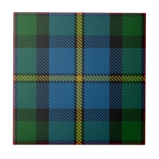 Clan MacLeod Tartan Fliese (Vorderseite)