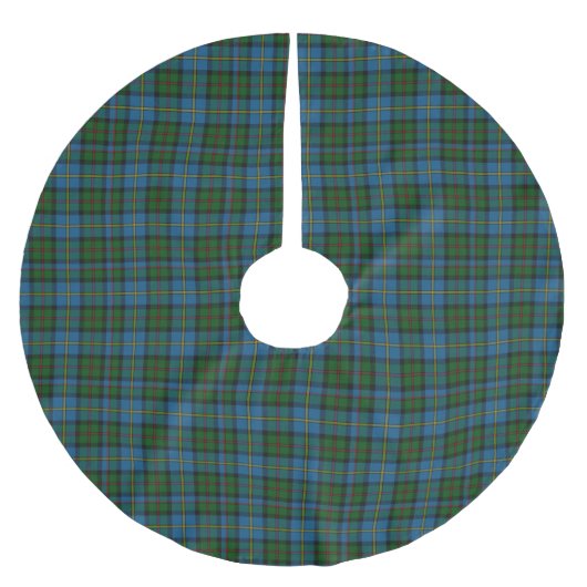 Clan MacLeod Tartan Kariert Tree Skirt Polyester Weihnachtsbaumdecke (Vorderseite)