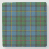 Clan MacLeod Tartan-karierter SteinUntersetzer (Vorderseite)