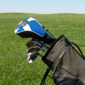 Clan MacLeod Tartan Knot & Flag Golf Headcover (In SItu)
