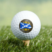 Clan MacLeod Tartan Knot & Flag Golfball (Insitu T-Shirt)