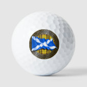 Clan MacLeod Tartan Knot & Flag Golfball (Vorderseite)