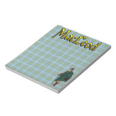 Clan MacLeod Tartan Scottish Dream Notepad Notizblock (Rotiert)