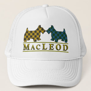 Clan MacLeod Tartanscottie-Hunde Truckerkappe