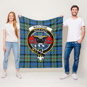 Clan MacLeod von Harris ancient Tartan Kariert Fleecedecke