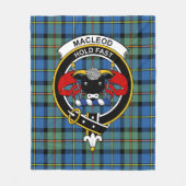 Clan MacLeod von Harris ancient Tartan Kariert Fleecedecke (Vorderseite)