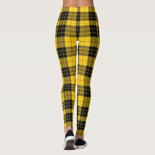 Clan MacLeod von Lewis Scottish Tartan Leggings (Rückseite)