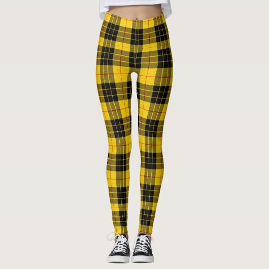 Clan MacLeod von Lewis Scottish Tartan Leggings (Vorderseite)