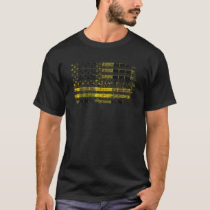Clan MacLeod von Lewis Scottish tartan, USA Flagge T-Shirt
