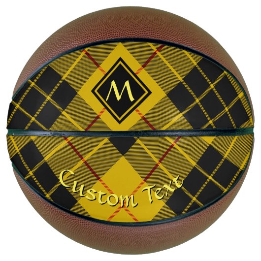 Clan Macleod von Lewis Tartan Basketball (Vorderseite)