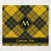 Clan Macleod von Lewis Tartan Bierflaschenetikett (Einzelnes Label)