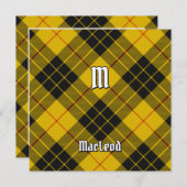 Clan Macleod von Lewis Tartan Einladung (Vorne/Hinten)