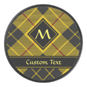 Clan Macleod von Lewis Tartan Eishockey Puck (Vorderseite)