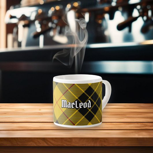 Clan Macleod von Lewis Tartan Espressotasse