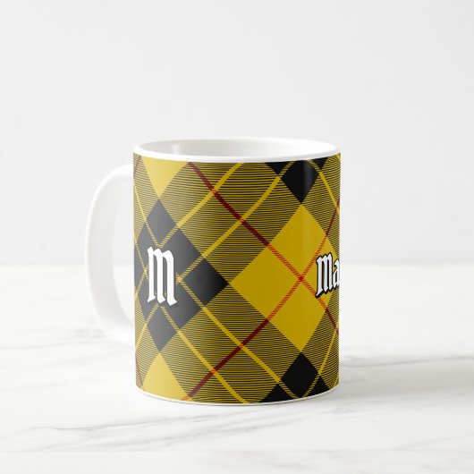 Clan Macleod von Lewis Tartan Kaffeetasse (Vorderseite Links)
