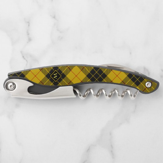 Clan Macleod von Lewis Tartan Kellnermesser (Vorderseite)