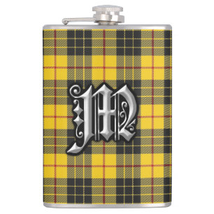 Clan MacLeod von Lewis Tartan Old Scotland Flask Flachmann