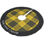 Clan Macleod von Lewis Tartan Polyester Weihnachtsbaumdecke (Schrägansicht)