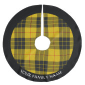Clan Macleod von Lewis Tartan Polyester Weihnachtsbaumdecke (Vorderseite)