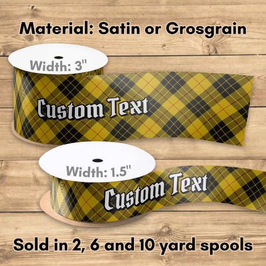 Clan Macleod von Lewis Tartan Satinband