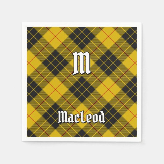 Clan Macleod von Lewis Tartan Serviette (Vorderseite)