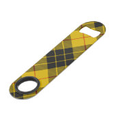 Clan Macleod von Lewis Tartan Speed Flaschenöffner (Rückseite Schrägansicht)