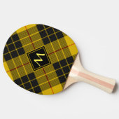 Clan Macleod von Lewis Tartan Tischtennis Schläger (Seitenansicht)