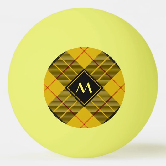 Clan Macleod von Lewis Tartan Tischtennisball (Vorderseite)