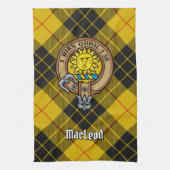 Clan MacLeod von Lewis Wappen Geschirrtuch (Vertikal)