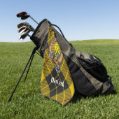 Clan MacLeod von Lewis Wappen Golfhandtuch (Gras)