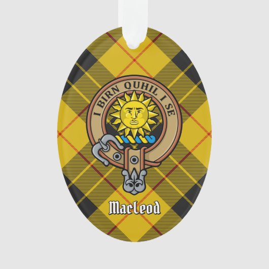 Clan MacLeod von Lewis Wappen Ornament (Vorderseite)