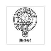 Clan MacLeod von Lewis Wappen Permastempel (Design)