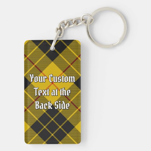 Clan MacLeod von Lewis Wappen Schlüsselanhänger (Rückseite)