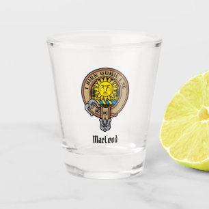 Clan MacLeod von Lewis Wappen Schnapsglas