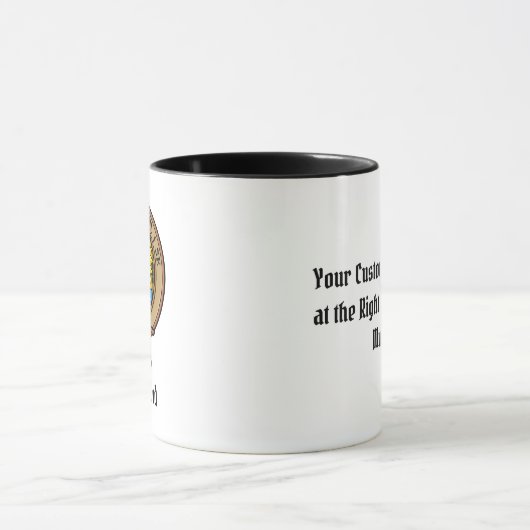 Clan MacLeod von Lewis Wappen Tasse (Zentrum)