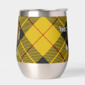 Clan MacLeod von Lewis Wappen über Tartan (Links)