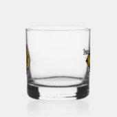 Clan MacLeod von Lewis Wappen über Tartan Whiskyglas (Links)