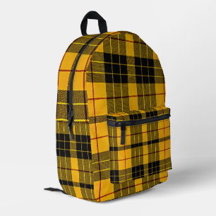 Clan MacLeod von Lewis Yellow Black Scottish Tarta Bedruckter Rucksack