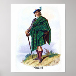 Clan MacLeod von R. R. McIan Poster