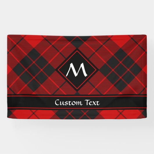 Clan Macleod von Raasay Tartan Banner (Horizontal)