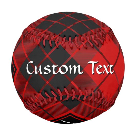 Clan Macleod von Raasay Tartan Baseball (Rückseite)