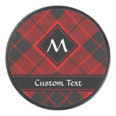 Clan Macleod von Raasay Tartan Eishockey Puck (Vorderseite)