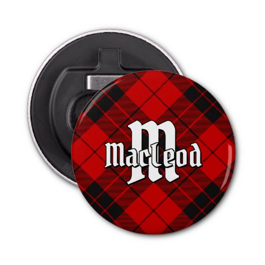 Clan Macleod von Raasay Tartan Flaschenöffner (Vorderseite)